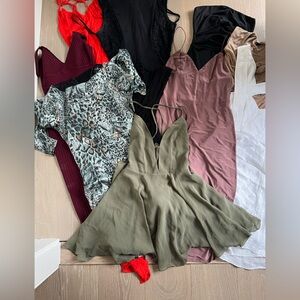 13 Dresses - Marciano, Bebe, oh Polly, boohoo.